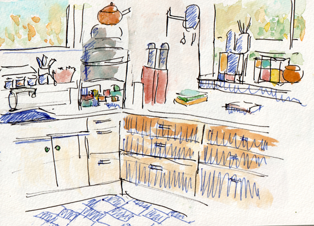 kitchen, Yodfat, Northern Israel